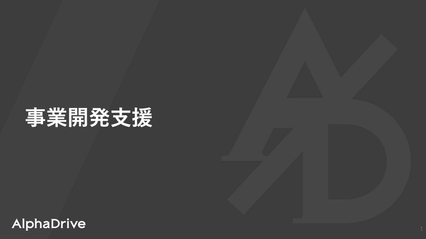 事業開発支援の資料イメージ